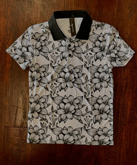 Saints and Petals Golf Polo
