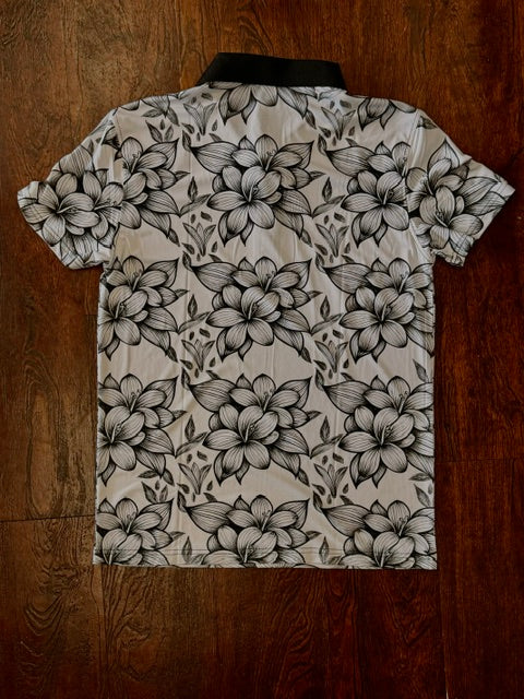 Saints and Petals Golf Polo
